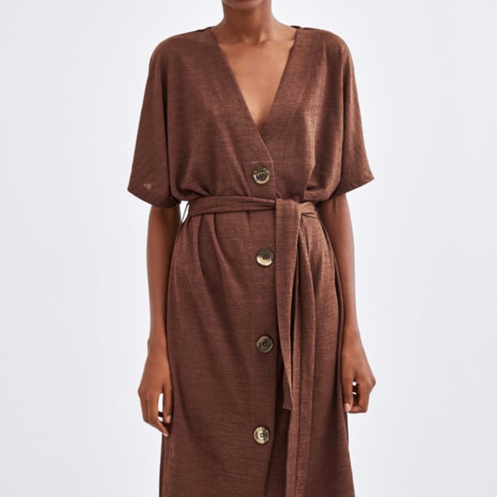 Large Buttoned Dress